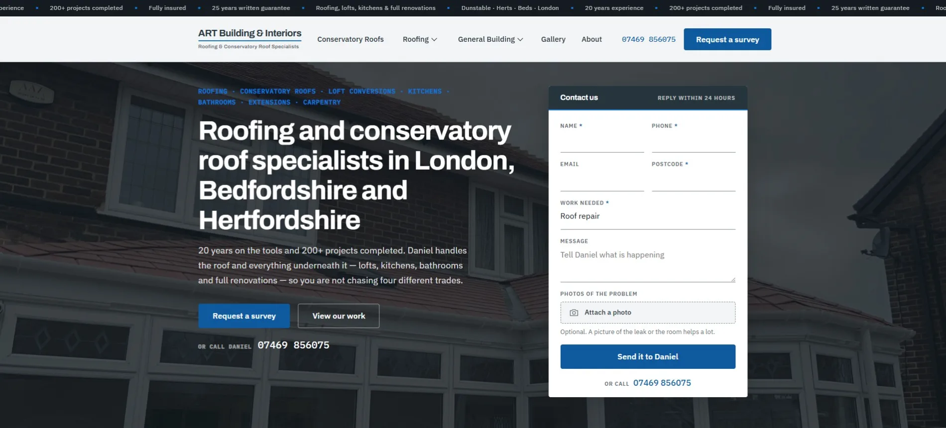 The Art Building and Interiors home page